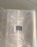 网诺自封袋透明加厚密封袋食品级PE封口袋分装样品大号塑料袋防水包装袋子白边10号特厚100只【24*35】12丝 实拍图