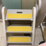 曼龙儿童百变扶手凳踩脚凳可折叠增高凳宝宝洗手台防滑梯子 莫奈灰 实拍图