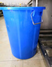 冰禹 BY-7513 大号加厚塑料圆桶 圆形收纳桶 大容量水桶垃圾桶 160L蓝色无盖 实拍图