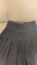 优衣库女装宽褶中裙/半身裙裙子25秋冬新款479916 08 深灰色 L /160/72A 实拍图