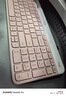 罗技（Logitech）时尚系列 K580 键盘 蓝牙键盘 办公键盘 无线键盘 便携超薄键盘 笔记本键盘 平板键盘  茱萸粉 实拍图