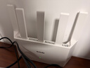 Tenda腾达路由器【千兆WiFi6+穿墙王】无线AX3000信号增强家用放大器Mesh国家补贴金榜一名云霄白立式 实拍图