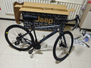 Jeep吉普公路自行车碟刹变速自行车男女学生公路车竞技代步车-RS730 RS730-公路把-高级灰-铝合金 M码（适合身高165-185CM） 24速-休闲运动(基础款) 实拍图