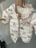 巴拉巴拉童装婴儿羽绒服宝宝轻薄连体衣抱衣爬服儿童冬装男童女童可爱萌趣 彩色雪地场景-白鸭绒 100 cm-充绒量54g 实拍图