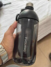 富光水杯男泡茶杯大容量tritan健身杯子男士冷泡茶水分离便携运动水壶 黑色【加厚杯身+滤网茶仓】800ml 实拍图