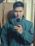 优衣库男装女装防风连帽外套/夹克户外休闲25秋冬新款478231 58 深绿色 XL 实拍图
