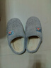 大嘴猴（Paul Frank）棉拖鞋男情侣时尚简约厚底家居保暖冬季拖鞋PF6661灰色280 实拍图