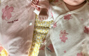 童泰婴儿连体衣新生儿衣服四季0-6月初生宝宝哈衣爬服纯棉内衣2件装 粉白花朵（四季款） 59cm (建议1-3个月身高55-60cm) 实拍图