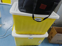 SPACEXPERT 衣物收纳箱特大号塑料整理箱车载储物箱80L黄色 1个装 带轮 实拍图