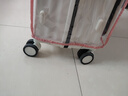 欧遥侧开盖行李箱新款多功能扩展拉杆箱大容量深仓可登机上飞机密码箱 熊猫白 | 水杯架*usb*支架*挂钩 28英寸 【双层防爆拉链+扩容20%】 实拍图