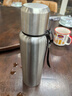 保温杯男士316不锈钢全钢保温壶便携泡茶杯大容量茶水分离水杯子 钢本色800ml[茶水分离/喝水盖] 实拍图
