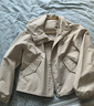 优衣库女装休闲连帽短外套/时尚百搭25秋冬新款479229 33 卡其色 2XL /165/100B 实拍图