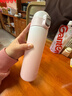 虎牌（TIGER）保温保冷学生高颜值渐变色不锈钢水杯MOG-A48C-WP桃花粉480ML 实拍图