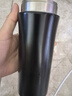 炊大皇保温杯 316L医用级不锈钢茶水分离商务便携智能保温杯 黑色 490ml 实拍图