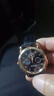 正品男士手表高档休闲石英表简约气质男表皮带高颜值罗马时尚腕表 黑色运动款 实拍图