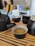 京东京造 茶具整套 功夫茶具陶瓷套装茶壶茶杯茶盘【黑陶提梁壶】 12件套  实拍图