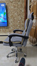 奥伦福特 电脑椅办公椅子电竞椅家用人体工学椅老板椅主播靠背椅皮革转椅 创意工学椅-灰+含乳胶垫【二代】 实拍图