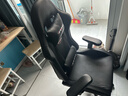 南皇电竞椅游戏椅子电脑椅人体工学椅可躺久坐舒服力学椅宿舍休闲办公 5代按摩款-纳帕暗夜黑-4级气杆-搁脚-6D扶手乳胶坐垫 155-180度(含) 可旋转可升降扶手 -铝金脚 实拍图