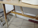 汤能优品餐桌家用原木风餐桌椅组合仿实木简易饭桌小户型公寓餐厅快餐桌子 【原木色】 ｜加粗加厚/超强承重 120cm 【宽60cm】单桌 实拍图