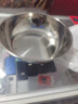 【不锈钢】和面盆厨房烘焙家用火锅盆洗菜打蛋汤锅盆醒面盆料理盆 32cm【热卖款】不锈钢 和面盆 实拍图