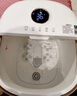 海尔（Haier）泡脚桶恒温加热足浴盆京东自营抑菌自动按摩足浴桶过小腿高深桶洗脚桶生日礼物送父母HQY-J741W 实拍图