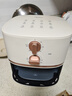 美的（Midea）空气炸锅免翻面易用双旋钮 家用实用大容量5.3L 多功能空气炸锅蒸烤一体 金属内腔  MF-KZE535J5 实拍图