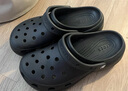 卡骆驰（CROCS）经典云朵老爹鞋洞洞鞋时尚百搭女鞋拖鞋一脚蹬|206750 黑色-001(含智必星) 39 (250mm) 实拍图