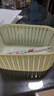 女士包包花篮仿藤编桌面收纳篮衣物厨房零食收纳筐 1个装【手提藤编篮】 实拍图