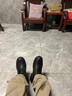 Dickies马丁靴男靴2025冬季靴子男百搭工装靴厚底增高鞋子男高帮加绒男鞋 黑色 42 【偏大一码，适合运动鞋43】 实拍图
