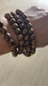 黑花梨沉香木檀木佛珠108念珠仿绿松石隔珠木质手链总批发 鸡翅木隔珠08mm*108颗 实拍图