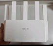 Tenda腾达路由器【千兆WiFi6+穿墙王】无线AX3000信号增强家用放大器Mesh国家补贴金榜一名云霄白立式 实拍图