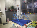 易持健（YICHIJIAN） 儿童单杠室内引体向上器家用小孩子增高套装幼儿园健身器材 【宝石蓝】升级款+体操垫 实拍图