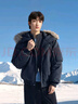 森马（Semir）羽绒服男冬80绒子三防飞行员外套2025可拆卸毛领连帽109725113115 实拍图