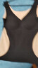 猫人含羊毛蚕丝德绒保暖背心女带胸垫免穿文胸内衣女美体背心黑色XL 实拍图