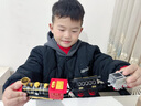斯纳恩儿童电动火车玩具男孩3-6-12岁复古蒸汽轨道车套装生日礼物 实拍图