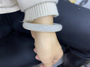 净心石 【精品级】和田玉手镯女款白玉平安镯送女友送妈妈内径约57-58mm 实拍图