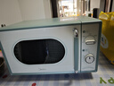 美的（Midea）小滋味微波炉家用小型 复古旋钮薄荷曼波风 一级能效平板变频轻音预制菜加热M1G1 实拍图