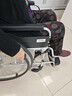 鱼跃(yuwell)手动轮椅车H065C老人医用折叠轮椅铝合金加强承重加座宽 实拍图