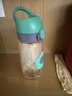 QWE吸管杯500ml维罗纳绿PPSU奶瓶级母婴适用极简风实用Y型吸嘴耐摔款 实拍图