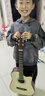 维卡斯（WEIKASI）民谣吉他初学者木吉他单板新手入门练习琴guitar吉它学生男女乐器 38英寸原木色+礼包【初学推荐】 实拍图