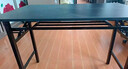 飞旺藤达折叠桌电脑桌家用简约学习书桌办公培训长条桌户外地摊桌子单双层 推荐120*60黑胡桃-双层【15mm加厚桌面】 实拍图