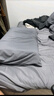 京东京造悦柔三件套 120g加厚磨毛 A类床单被套单人宿舍学生0.9/1.2m床科技灰 实拍图
