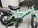 阿米达儿童自行车2-3-6-10岁宝宝单车脚踏车带辅助轮男孩六一儿童节礼物 绿色【辅助轮+后座+礼包】条幅轮 14寸【95-115cm】适合3-7岁宝宝 实拍图