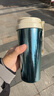麦卡伦纯钛保温杯咖啡吸管杯子高颜值水杯生节日礼物送对象（特价款） 钻石蓝550ml 实拍图