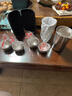 Ti artisan钛工匠纯钛旅行茶具套装户外露营便携鹰嘴泡茶器双层快客杯钛水杯 璀璨银礼盒装（一壶四杯） 实拍图