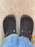 东园物作软木拖鞋真皮休闲日系时尚百搭外穿防滑情侣款Boston半包勃肯鞋 深棕色 38 正码 实拍图