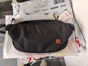 京东京造 探索者斜挎包男女胸包腰包大容量单肩背包休闲运动手机 黑色 实拍图
