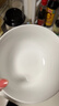 斯凯绨（Sky Top）饭碗陶瓷纯白骨瓷米饭碗汤碗防烫高脚面碗家用酒店餐具5英寸4件 实拍图