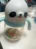 贝亲（Pigeon）熊猫儿童防呛防漏喝水喝奶ppsu吸管奶瓶杯 300ml 12月 实拍图