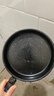 【亏本清仓】韩式麦饭石色不粘锅平底锅铁锅电磁炉不带盖 【经济实用】黑色 18cm 实拍图